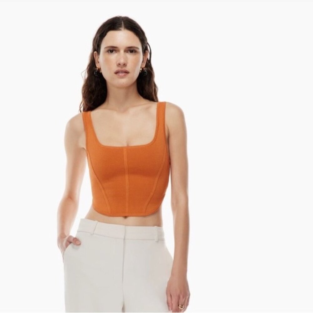 Babaton Sculpt Knit Bustier Tank